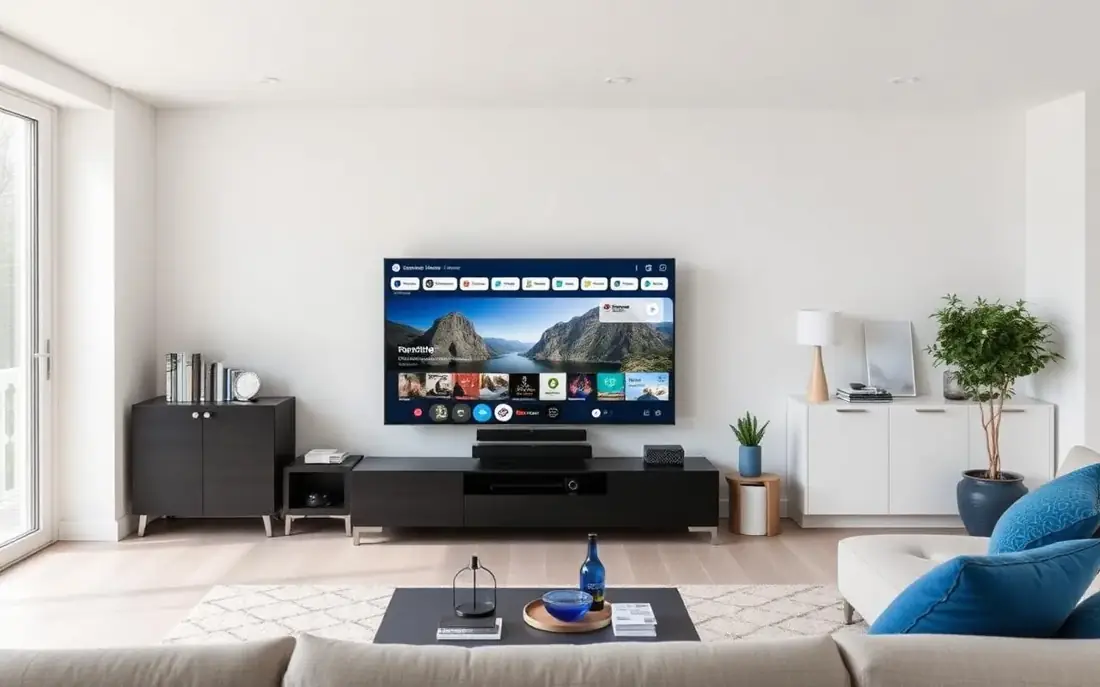 Smart TV im Wohnzimmer